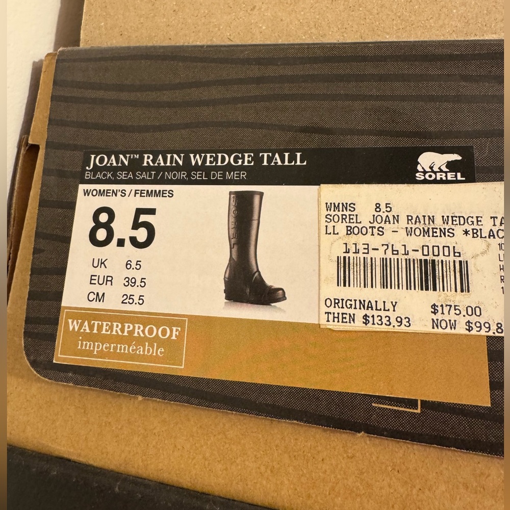 Sorel Joan Rain Wedge Tall